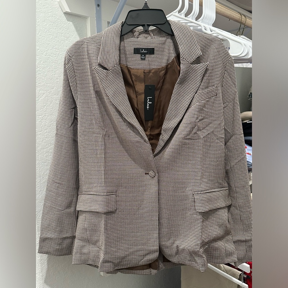lulus brown blazer